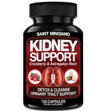 Kidney Support Cleanse Detox & Repair -120 Capsules - Cranberry & Astragalus ...