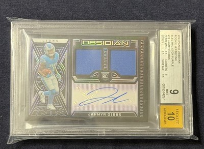 2023 Panini Obsidian - Rookie Jersey Ink Jahmyr Gibbs #RJI-JGI /75 