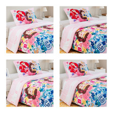 Twin 2pc Full 3pc Disney Princess MLB Teams Logo Reversible Bed Comforter Set