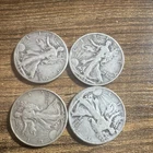 Liberty Walking Half Dollar Coins 1943 Silver 50C Circulated Lot