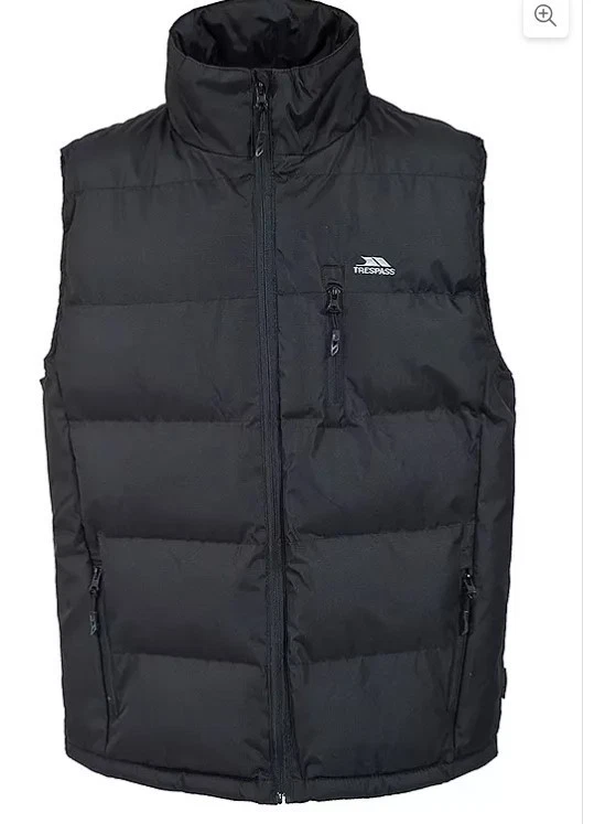 Trespass Clasp - Male Padded Gilet in Black S Small (ccn103)