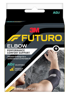 Futuro Elbow Precision Fit Elbow Support Blk AdjustablePERFORMANCE FREE SHIP B7!