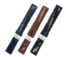 Cinturino Orologio MORELLATO Da Uomo vera Pelle COCCODRILLO colori vari 16 18 20