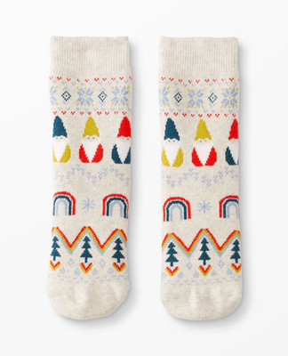 NEW Hanna Andersson HTF! Kids Gnome Socks Thick Warm Holiday Size 3Y/5Y NWT