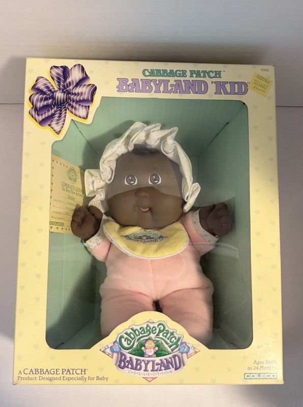 Vintage Original Cabbage Patch Kids Babyland African American Doll Hasbro
