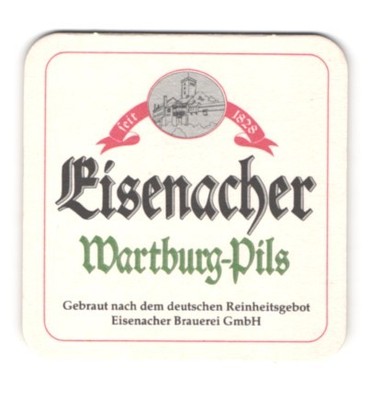 Bierdeckel Eisenach, Eisenacher Wartburg-Pils, Tauschbörse 1997 