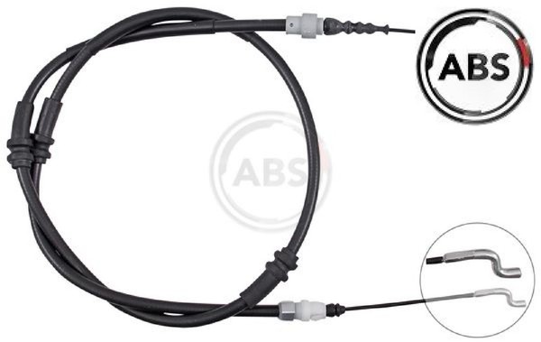 A.B.S. K10104 Seilzug FüR Feststellbremse Handbremsseil Bremsseil FüR VW-image