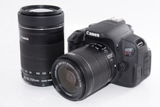  Exc 5/2772shots Canon Eos Kiss X7i Double Zoom Kit From JAPAN u10641