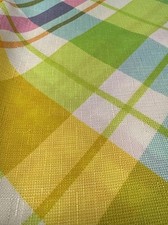 Easter Spring Plaid Tablecloth Party Fabric Plaid 60x102 Rectangle