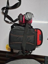 Polaroid iS2132 Digital Camera 16MP Bridge 21x Optical Zoom Red TESTED bag also