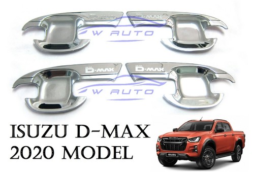 4 Doors Chrome Handle Bowl Cover For Isuzu Dmax D-max Pickup Blade 2020 2021 - 第 1/4 張圖片