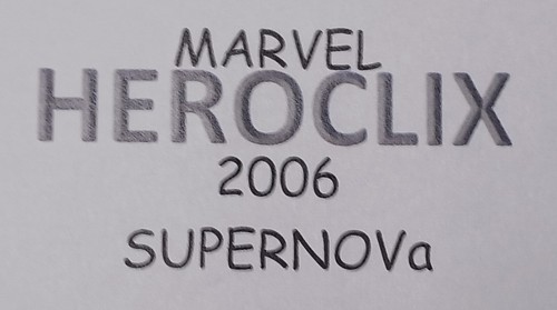 HEROCLIX 2006 SUPERNOVA Ant-Man 049 050 051 REV SET