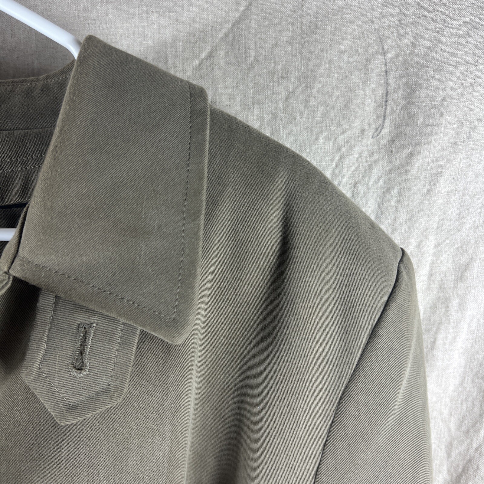 Calvin Klein Brown Full Button Collared Lined Lon… - image 11