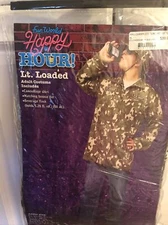 Lieutenant Loaded Bar Happy Hour Adult Shirt Hat Flask Costume - One Size - NEW!