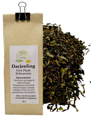 Darjeeling First Flush SFTGFOP1 Garten Okayti Schwarzer Tee 500g mit Gratisprobe
