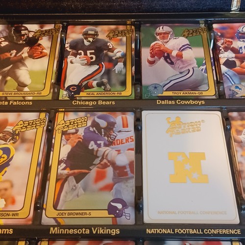 1991 Action Packed Football NFL NFC Complete Factory Set Sealed 291 Cards - Bild 9 von 13