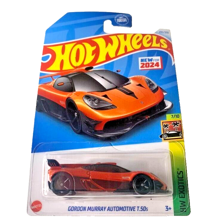 HOT WHEELS 2024 GORDON MURRAY AUTOMOTIVE T.50s METALFLAKE ORANGE