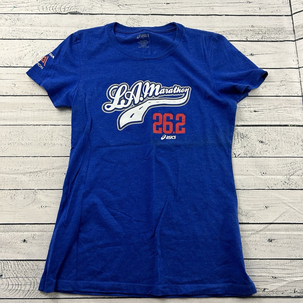 Asics Los Angeles Marathon 26.2 Short Sleeve T Shirt Women's