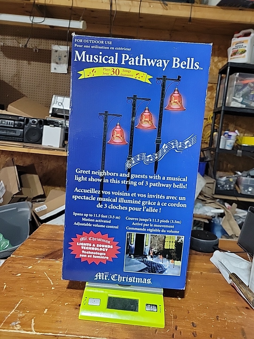 Mr. Christmas Lighted Musical Pathway Bells 30 Songs Used Once! eBay