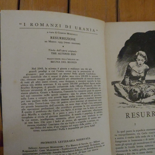 I ROMANZI DI URANIA N. 74 RESURREZIONE JERRY SOHL - Picture 4 of 4