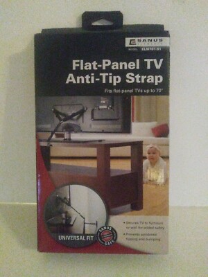 Sanus Elements Flat-Panel TV Anti-Tip Strap Fits TVs up to 70'' ELM701-B1 