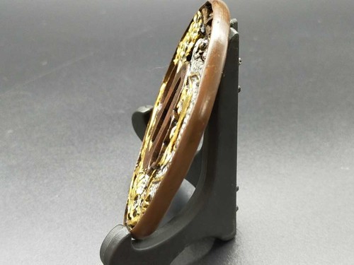 Tradizione giapponese TSUBA Katana guardia spada ciliegio fiori drago dal Giappone - Foto 2 di 6