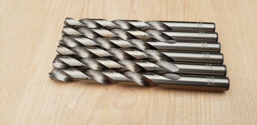 (6) Paquete de brocas de taladro Cle-Line C233371 15/32" cobalto 135° longitud de trabajo hechas en EE. UU. - Imagen 7 de 10