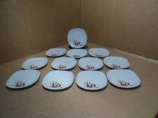 12 Assiettes à fromage ou à dessert en porcelaine Bavaria