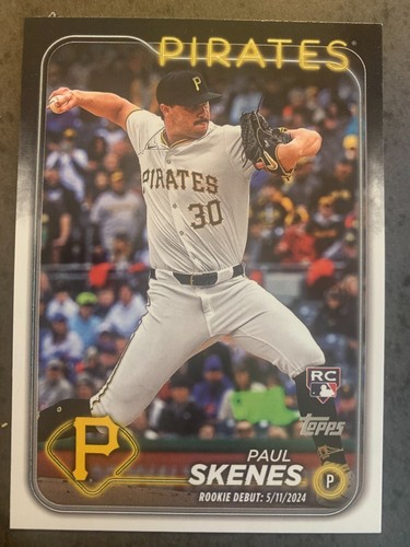 2024 Topps Update PAUL SKENES Rookie Debut #US288