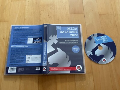 Mega Database 2022 DVD-Rom ChessBase 9,2 Million Games 100.000 Annotated Games