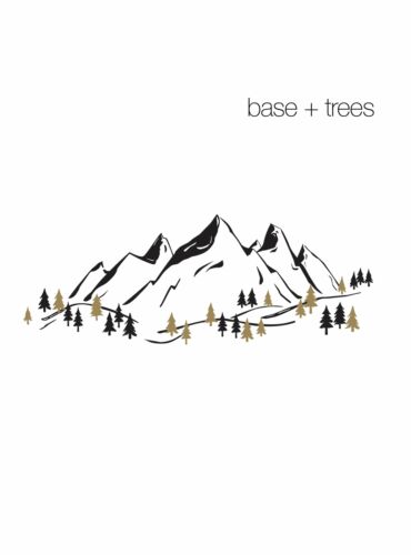 MOUNTAINS WALL DECAL WITH MORE TREES - Bild 2 von 5