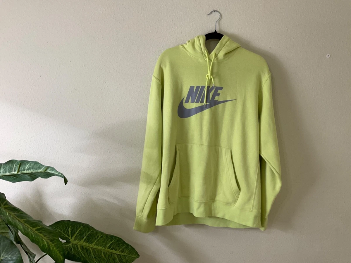 Nike sweatshirt lime green hot sale