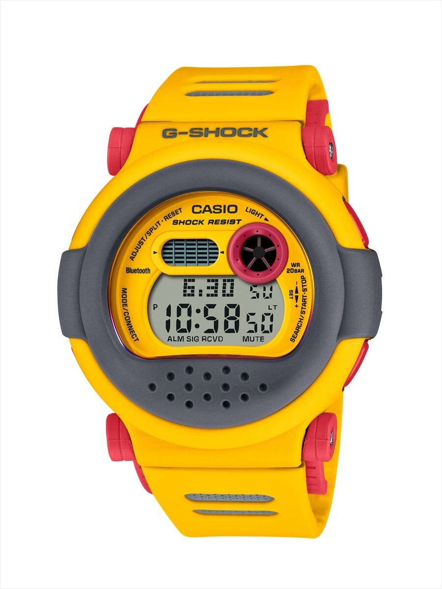 CASIO G-Shock G-B001MVE-9JR Watch Digital Double Bezel Yellow 2023 