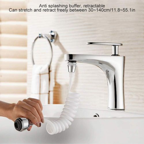 Kitchen Faucet Extender Hose, Hose for Sink Faucet Portable Retractable Water Ta - Picture 4 of 12