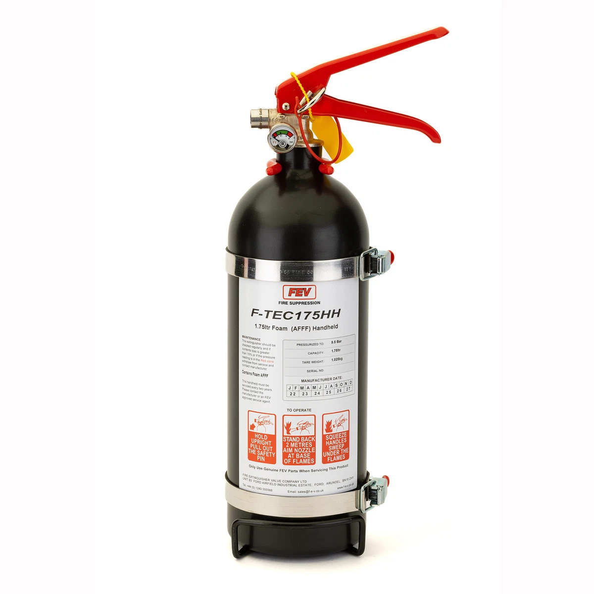 Black best sale fire extinguisher