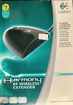 Logitech Harmony Remote RF Wireless Extender 915-000044 - NOS - Everything There