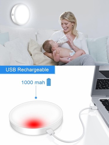 Dimmable Touch Light Buit-in 1000mAh Large Battery Rechargeable LED Tap Light - Picture 5 of 6