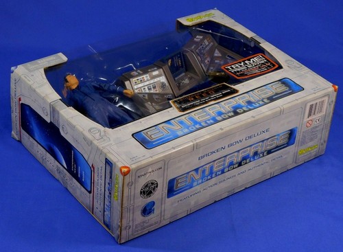 JUEGO PUENTE ARCO ROTO STAR TREK ENTERPRISE DELUXE NX-01 CON CAÑA LT. MALCOM - Imagen 2 de 3