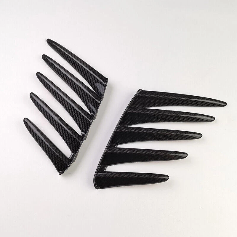 Moldura de parachoques lateral trasero de fibra de carbono para Lexus RC200t RC300 350 Foto 2 de 4