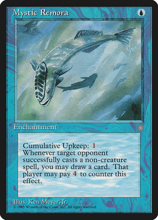 Mystic Remora X (1) MTG Ice Age Excellent/Near Mint (RG) 4RCards