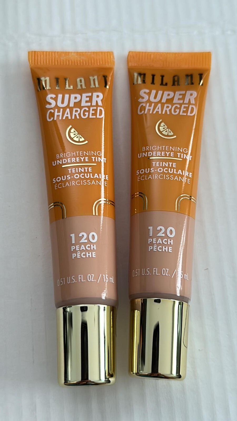 2 MILANI Supercharged Brightening Undereye Tint 120 Peach 0.51 Oz/15ml Each J10 717489393010 eBay
