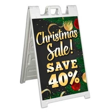 CHRISTMAS SALE SAVE 40% Signicade 24x36 A Frame Sidewalk Sign Double Sided