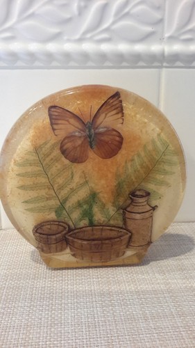 Vintage Lucite/Acrylic Butterfly Napkin Holder Colorflo Riverside California - Picture 2 of 11