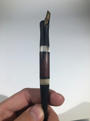 Custom Oblique 9" Calligraphy Pen Nib Holder Beautiful Quality Thin Tapered - Picture 8 of 14