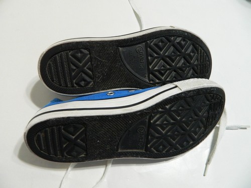 Converse All Star Chuck Taylor Low Top Blue Sneakers Youth Size 3 - Picture 3 of 4