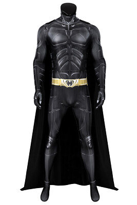 The Batman Dark Knight Rises Bruce Printed Suit Halloween Cosplay Costume