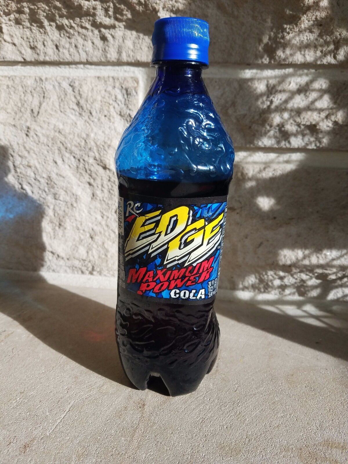 RC Edge soda unopened bottle 20oz Pepsi Coca Cola rare vintage pop coke 7up  20