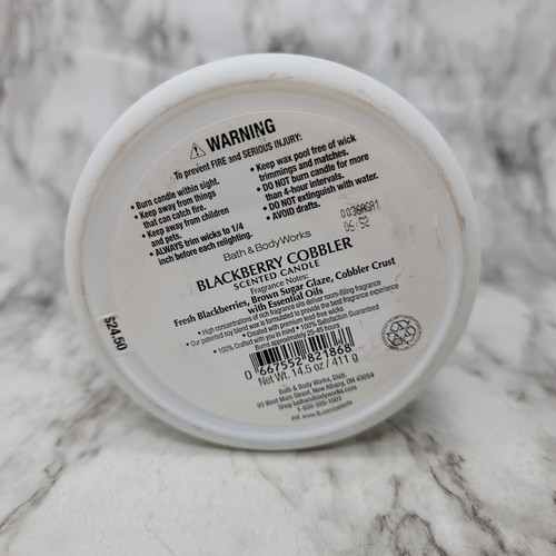Vela de 3 mechas Bath & Body Works Blackberry Cobbler - Imagen 2 de 3