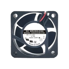 1PC For ADDA AD0424UB-C50 DC24V 0.10A 4CM Cooling Fan 2-PIN AD0424UB-C50