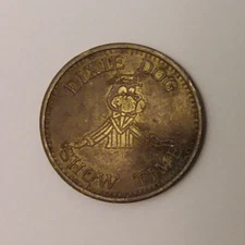 Dixie Dog Show Time Phenix City, AL Arcade Game Token 22mm